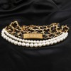 Chanel Pearl belt