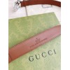 Gucci demin silver belt