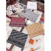 Dior scarf black/ red/ gray/ yellow