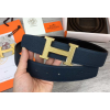 Hermes Belt golden guilloché buckle 3.8cm