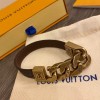 Louis Vuitton men bracelet gold/ silver