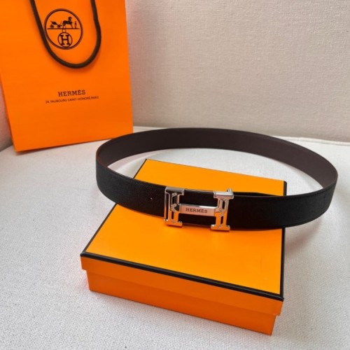 Hermes black belt 3.8cm