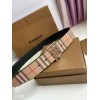 Burberry Men's Silver Tb-logo Belt 3.5cm or 4cm