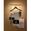 Chanel white hat glove scarf (a set)