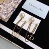 Dior double pear long earings