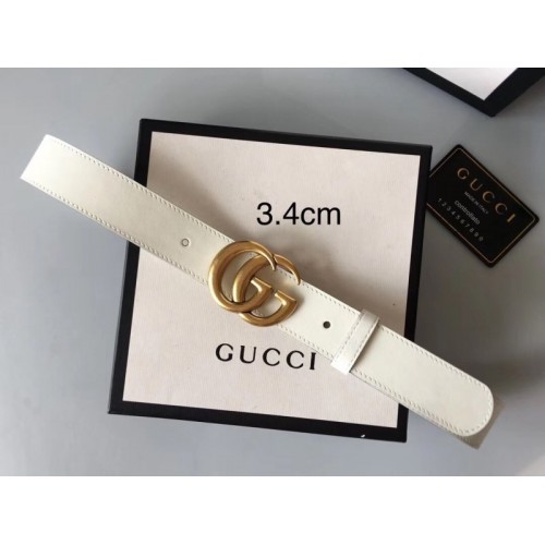 Gucci White Belt