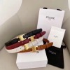 Celine gold hardware 2.5cm white/ red/ black/ brown