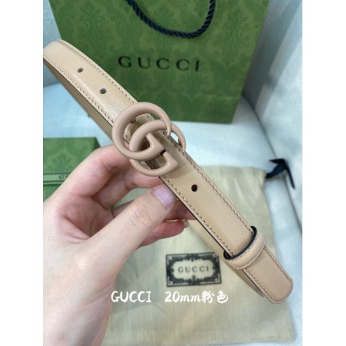 Gucci beige 2cm belt