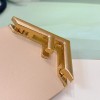 Fendi Fendi First Gold Logo Buckle Beige Belt 6cm