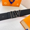 Louis Vuitton LV logo belt 3.5cm