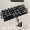 Prada chain belt