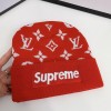 Louis Vuitton hat red/ black