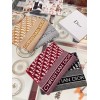 Dior scarf black/ red/ gray/ yellow