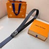 Louis Vuitton LV logo belt 3.5cm
