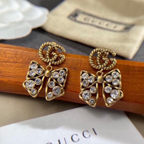 Gucci butterfly earings