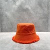 Prada orange bucket hat