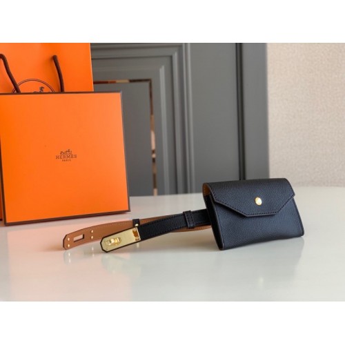 Hermes Kelly Pocket Black Belt