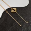 Fendi necklace golden