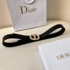 Dior black belt 3cm