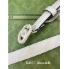 Gucci white 2cm belt