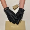 Burberry leather gloves