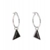Prada earings white/ black