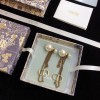 Dior double pear long earings