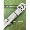 Gucci white 2cm belt