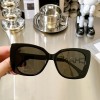 Chanel black side logo sunglasses