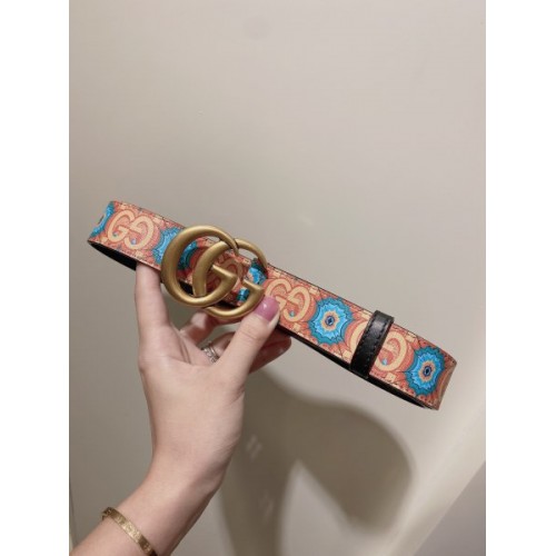 Gucci pattern belt 3cm