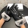 Chanel leather gloves