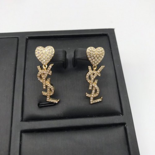 YSL heart earings