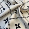 Louis Vuitton white scarf 90