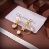 Dior pearl lock and star earings