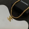 Chanel necklace gold 03