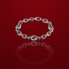 Gucci men silver bracelet