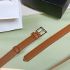 Prada brown belt 2.5cm
