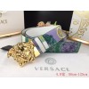 Versace white leather belt