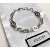 Gucci men silver bracelet