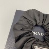 PRADA Nylon Scrunchie Black/ White