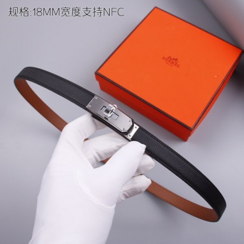 Hermes 18mm black belt