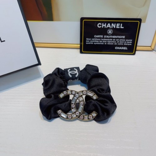 Chanel black scrunches