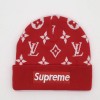 Louis Vuitton hat red/ black