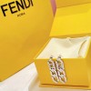 Fendi silver earings