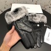 Chanel leather gloves