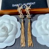 YSL long earings gold/ silver