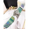 Versace white leather belt
