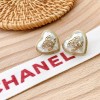 Chanel heart earings