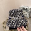 Dior round monogram hat