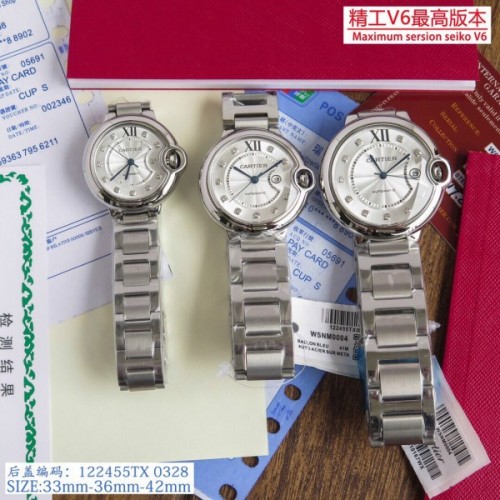 Catier silver watch V6